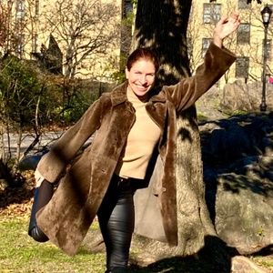 Nigel Preston LUX LambSkin/Shearling coat SIZE XS